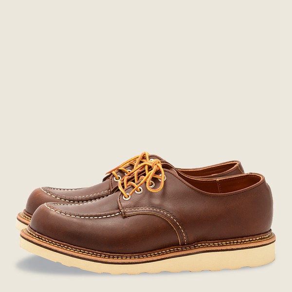 Red Wing Mens Oxford - Classic - Oro-iginal Leather - Brown - CID790813